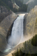 Yellowstone National park Yellowstone falls and canyon