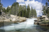 river Tuolumne adjacent to Yosemite National park