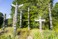 Vancouver, Stanley park, totems