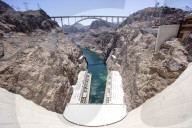 Hoover dam and lake