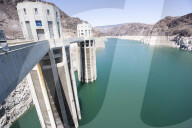 Hoover dam and lake