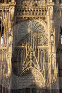 Rose Window, West Front, Strasbourg Cathedral, France