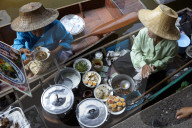 Dumnoen Saduak Floating Market, Bangkok, Thailand