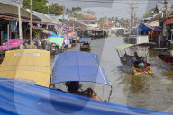 Amphawa Floating Market, Bangkok, Thailand,