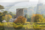 Tretower Castle, Powys, Wales, UK