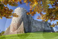Chepstow Castle, Monmouthshire, Gwent, South Wales, UK