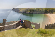 Barafundle Bay, Pembrokeshire, Wales, UK