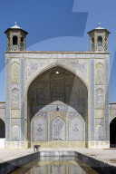 The Vakil Mosque situated to the west of the Vakil Bazaar. Shiraz. Iran.