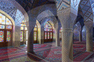 Nasir-ol-Molk Mosque (Rose Mosque). Shiraz. Iran.