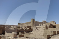 Rayen Castle, situated on the skirts of the mountain Haraz. Iran.