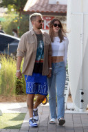 Scott Disick and girlfriend Amelia Hamlin shop at Malibu country mart