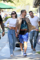 Scott Disick and girlfriend Amelia Hamlin shop at Malibu country mart