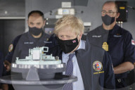 Boris Johnson HMS Queen Elizabeth II Aircraft Carrier