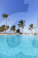 East Africa, Tanzania, Zanzibar island, Pingwe, Karafuu Beach Resort swimming pool