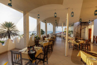 East Africa, Tanzania, Zanzibar island, Stone Town, dining room of The Seyyida Hotel and Spa