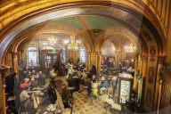 Eastern Europe, Romania, Bucharest, Caru cu Bere Beer Hall and restaurant