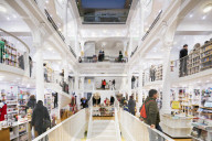 Eastern Europe, Romania, Bucharest, Carturesti Carusel book store
