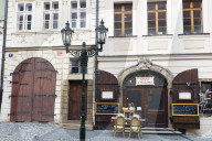 Europe, Czech Republic, Prague, street cafe