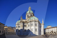 Europe, Italy, Lombardy, Lake Como, Como town, Como Cathedral dedicated to the Assumption of the Blessed Vergin Mary