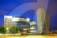 Europe, Czech Republic, Bohemia, Prague, Pankrac business district, The V Tower residence