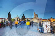 Europe, Czech Republic, Bohemia, Prague, Unesco site, 14th century Charles Bridge