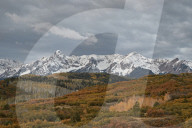 Sneffels Range in the fall, Uncompahgre National Forest, Colorado, USA