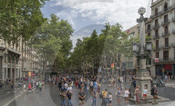 Spain. Barcelona. La Rambla.