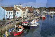 Pubs on Custom House Quay, Weymouth, Dorset, England, United Kingdom