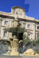 Fountain in Canalejas Park, Cadiz City, Andalucia, Spain, Europe