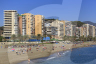 Malagueta Beach, Malaga City, Andalusia, Spain, Europe