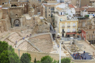 Roman Forum, Cartagena City, Murcia, Spain, Europe
