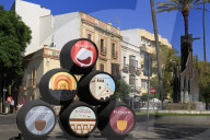 Sherry barrels, Jerez de la Frontera City, Andalusia, Spain, Europe