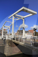 Douche Gravestenebrug Bridge, Haarlem, Netherlands, Europe
