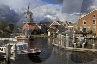De Adriaan Windmill, Haarlem, Netherlands, Europe