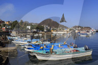 Fishing boats, Manzanillo City, Colima State, Mexico