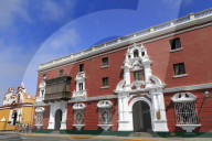 Architecture, Plaza de Armas, Trujillo, Peru, South America