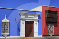 Architecture, Plaza de Armas, Trujillo, Peru, South America