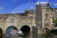 Pulteney Bridge, River Avon, Bath, Somerset, England, United Kingdom