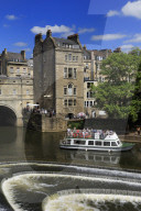 Pulteney Bridge, River Avon, Bath, Somerset, England, United Kingdom