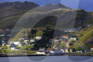 Honningsvag Town,Mageroya Island, Finnmark County, Norway