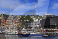 Port, Tromso City, Tromsoya Island, Troms County, Norway