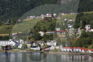 Skjolden Village, Sognefjord, Sogn og Fjordane County, Norway