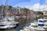 The Vieux Bassin, Old Harbour, St. Catherine's Quay, Honfleur, Calvados, Basse Normandie, Normandy, France, Europe