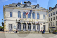Hotel de Ville, Town Hall, Quai Saint Etienne, Honfleur, Calvados, Basse Normandie, Normandy, France, Europe