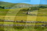 Looking towards Malham Tarn, Ribblesdale, Yorkshire Dales National Park, North Yorkshire, England, United Kingdom, Europe