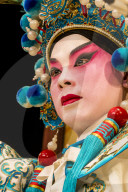 Chinese Opera performers, Ko Shan Theatre, Kowloon, Hong Kong, China.