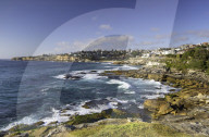Coastline of Bondi to Bronte walk, Sydney, New South Wales, Australia