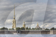 Peter and Paul Fortress, St Petersburg, UNESCO World Heritage Site, Russia