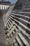 Aztec Statues, Phase 3, 1427-1440, Pyramid Stairway, Templo Mayor, Mexico City, Mexico