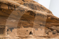 Reverse handprints, Ancestral Pueblo, up to 1000 years old, Lower Fish Creek, Bears Ears National Monument, Utah, USA